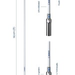 SCOUT KS-62 WIFI ANTENİ, FİBERGLASS, 10 dB. 1.0M