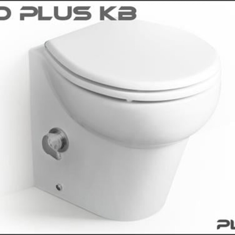 Stilo Plus 12V Beyaz Kısa Taş Taharet Kitli Tuvalet