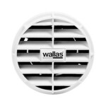 WALLAS 3411 KABİN ÇIKIŞ MENFEZİ Ø75MM, BEYAZ